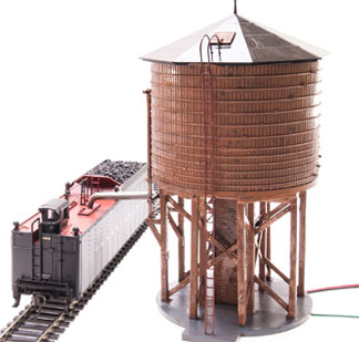 HO 1/87 Scale Bar Mills Kit #0132 Industrial Water Tower Building