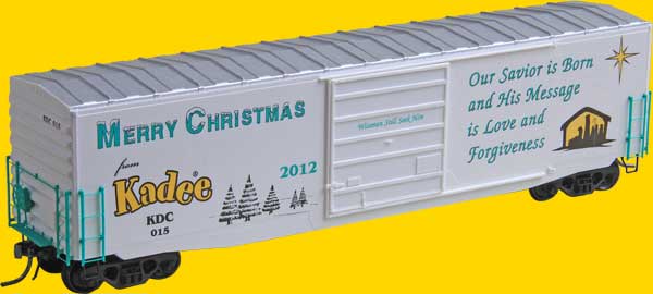 Kadee Christmas 2022 Boxcar Ps-1 50' Boxcar W/10' Door Kadee 2012 Christmas Car Kadee By Kadee Quality  Products @ Dallasmodelworks.com