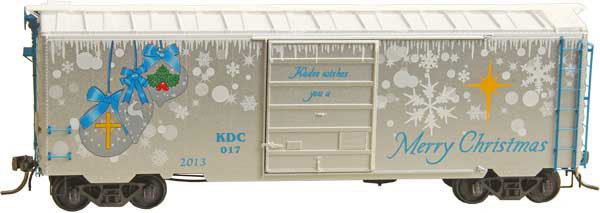 Kadee Christmas 2022 Boxcar Kadee 2013 Christmas Car Pullman-Standard Ps-1 40' Boxcar W/8' Door Other  By Kadee Quality Products @ Dallasmodelworks.com