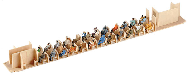 Seated Passengers (36 Pack) by Preiser Kg @