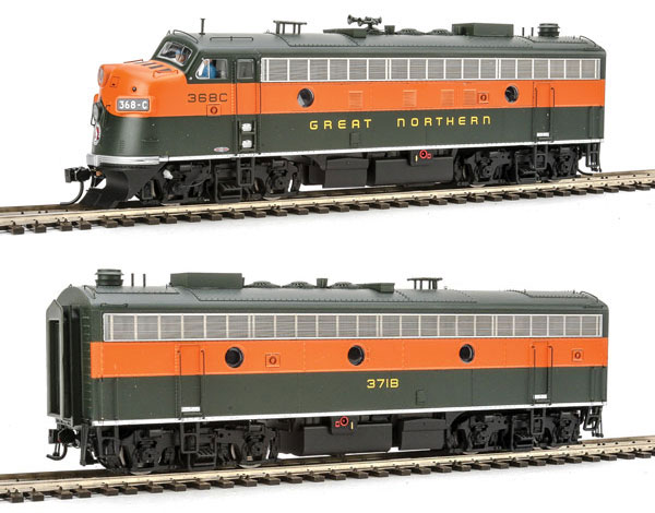 EMD F7A-B Set Standard DC (Simplified Scheme) Great Northern By ...