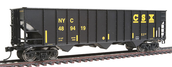 50' 100-Ton 3-Bay Eastern Hopper (Ex-Conrail) CSX by