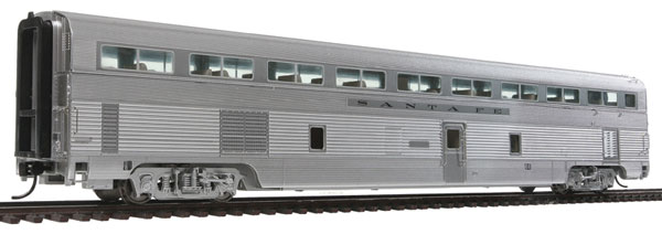 WalthersProto 85' Budd Hi-Level 72-Seat Coach (Plated Metal Finish