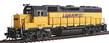 Atlas Model Railroad Co. Master™ Series Silver GP40 (Low Nose) - Loram LMIX 111