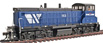 Atlas Model Railroad Co. Master Series Silver EMD MP15DC - Southern Railway of British Columbia #153