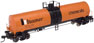 Atlas Model Railroad Co. ACF 17,360 Gallon Tank Car - Hooker Chemicals #1263 (Orange/Black/White)