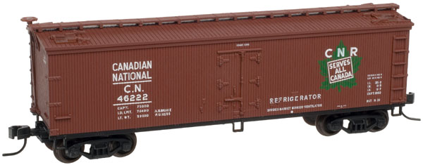 40' Wood Reefer Canadian National by Atlas Model Railroad Co ...