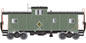 Atlas Model Railroad Co. Master Line ™ Extended Vision Caboose - Chicago & Illinois Midland 276 (No Stripe)