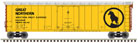 Atlas Model Railroad Co. Master Line Rolling Stock 50' Plug-Door Boxcar - Great Northern RBWX 64051