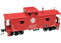 Atlas Model Railroad Co. Trainman™ C&O-Style Steel Cupola Caboose - Santa Fe ATSF 999900