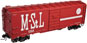 Atlas Model Railroad Co. Trainman® 1937 AAR 40' Box Car Kit - Minneapolis & St. Louis 54498