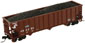 Atlas Model Railroad Co. N Trainman 90-Ton 3-Bay Hopper w/Load - CSX NYC 494199 (Ex-CR Patch) (N Scale)