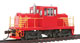 Bachmann Industries Spectrum® Diesel GE 45-Ton Switcher, Powered, with DCC – Painted, Unlettered (Red with Yellow Handrails)