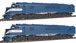 Broadway Limited Imports Paragon2™ Series Baldwin Centipede A-A Set Powered w/Sound DC/DCC – Demonstrator No. 6000A/6000B (Blue, Cream)