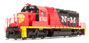 Broadway Limited Imports Paragon 2 EMD SD40-2 - Sound & DCC Equipped - Ferrocarriles Nacoinales de Mexico No. 8762