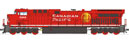 Broadway Limited Imports Paragon2™ GE AC6000 w/Sound/DC/DCC – CP No. 9807 (Golden Beaver Scheme)