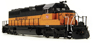 Broadway Limited Imports BlueLine™ Series, Diesel EMD SD40-2 Low Hood -Milwaukee Road No. 133