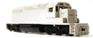 Broadway Limited Imports BlueLine™ Series, Diesel EMD SD40-2 Low Hood -Undecorated