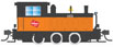 Broadway Limited Imports Plymouth WLG-8 35-Ton Switcher (DC/DCC) - Milwaukee Road No. 025