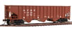 Bowser Manufacturing Co. 14-Panel Triple Hopper – Santa Fe ATSF 80075