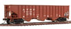 Bowser Manufacturing Co. 14-Panel Triple Hopper – Santa Fe ATSF 80067