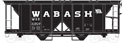 Bowser Manufacturing Co. 70-Ton 2-Bay Covered Hopper – Wabash WAB 30000
