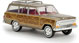 Brekina Modellspielwaren GmbH 1967 Jeep Wagoneer (Gold w/Woody Sides)