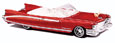 Busch Gmbh & Co Kg 1959 Cadillac Eldorado Convertible (Vegas, Top Down, Red)