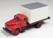 Classic Metal Works Mini Metals IH R-190 Undecorated Red Cab Van