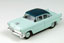 Classic Metal Works Mini Metals® 1955 Ford Fairlane 4-Door Town Sedan (Neptune Green w/Pinetree Green Top)