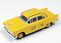 Classic Metal Works Mini Metals® 1955 Ford Mainline 4-Door Sedan - Yellow Cab Taxi