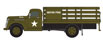 Classic Metal Works Mini Metals® 1941-1946 Chevrolet Stakebed Truck - US Army