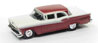 Classic Metal Works Mini Metals 1959 Ford Fairlane 4-Door (Brandywine Red, White)