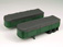 Classic Metal Works Mini Metals Fruehauf® Factory Green 32' 'Covered Wagon' Trailers (2 Pack)