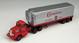 Classic Metal Works Mini Metals WC22 Tractor w/32' Aerovan Reefer Trailer Set - Carnation