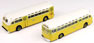 Classic Metal Works GMC TD 3610 Transit Bus (2-Pack) - National City Lines (Destination: Chicago) (N Scale)