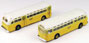 Classic Metal Works GMC TD 3610 Transit Bus (2-Pack) - National City Lines (Destination: Los Angeles) (N Scale)