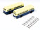 Classic Metal Works GMC TD 3610 Transit Bus (2-Pack) - Blue w/Cream Roof (N Scale)