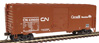 Herpa Models 40' NSC Rebuilt Box Car w/No Roofwalk & Short Ladders - Canadian National Manitoba Grain Service