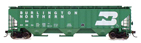 InterMountain Railway Company 4750 Cu. Ft. Rib-Sided (18 Rib) 3-Bay Covered Hopper - Burlington Northern