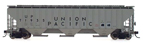 InterMountain Railway Company 4750 Cu. Ft. Rib-Sided (18 Rib) 3-Bay Covered Hopper - Union Pacific