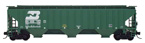 InterMountain Railway Company 4750 Cubic Foot 3 Bay Covered Hopper - Burlington Northern #467470