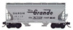 InterMountain Railway Company ACF Center Flow 2-Bay Hopper - Rio Grande #10080