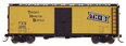 InterMountain Railway Company Modified AAR 40' Boxcar (8 Rung Ladder, 4-4 Improved Dreadnaught Ends) - TH&B #3090