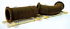 JWD Premium Products Two Rusty Flanged Pipes Freight Car Load