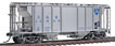 Kadee Quality Products PS-2 Two Bay Covered Hopper – Delaware & Hudson D&H 12069