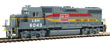 PROTO 2000 Diesel EMD GP38-2 w/88in Nose - Louisville & Nashville #6043