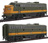 PROTO 2000 EMD F7A-B Set w/Sound & DCC Canadian National Nos. 9028 (A) & 9029 (B)