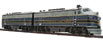 PROTO 2000 Diesel EMD F3A-B Set Standard DC – Baltimore & Ohio No. 88 & No. 88X