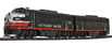 PROTO 2000 Diesel EMD F3A-B Set Standard DC – Southern Pacific™ No. 6104A & No. 6104B